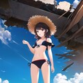 ふわ子in終末世界 9枚目