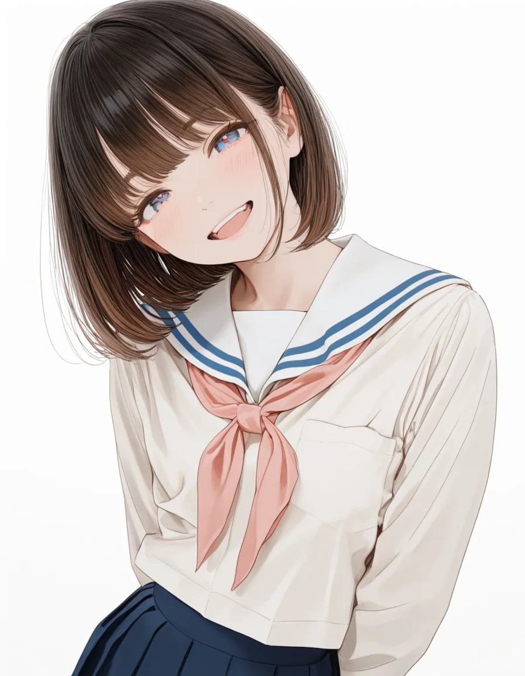 セーラー服のボブ少女画像はなんぼあってもいいですからね