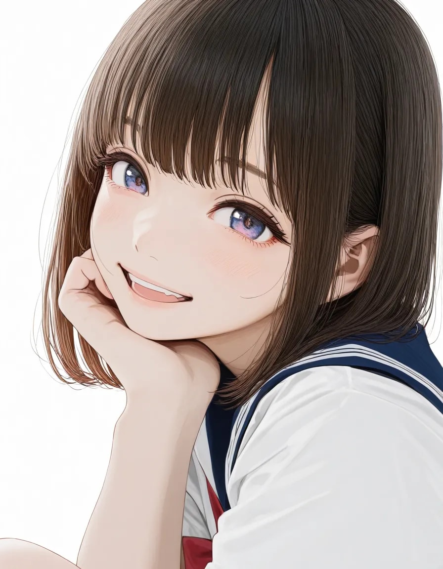 セーラー服のボブ少女画像はなんぼあってもいいですからね | の人気AIイラスト・グラビア