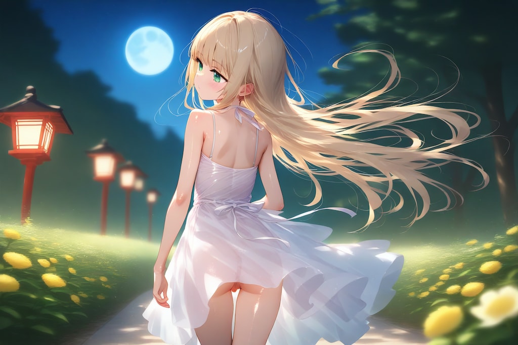 WAVE Moon / GRAPE QILIN CHASE と青い月