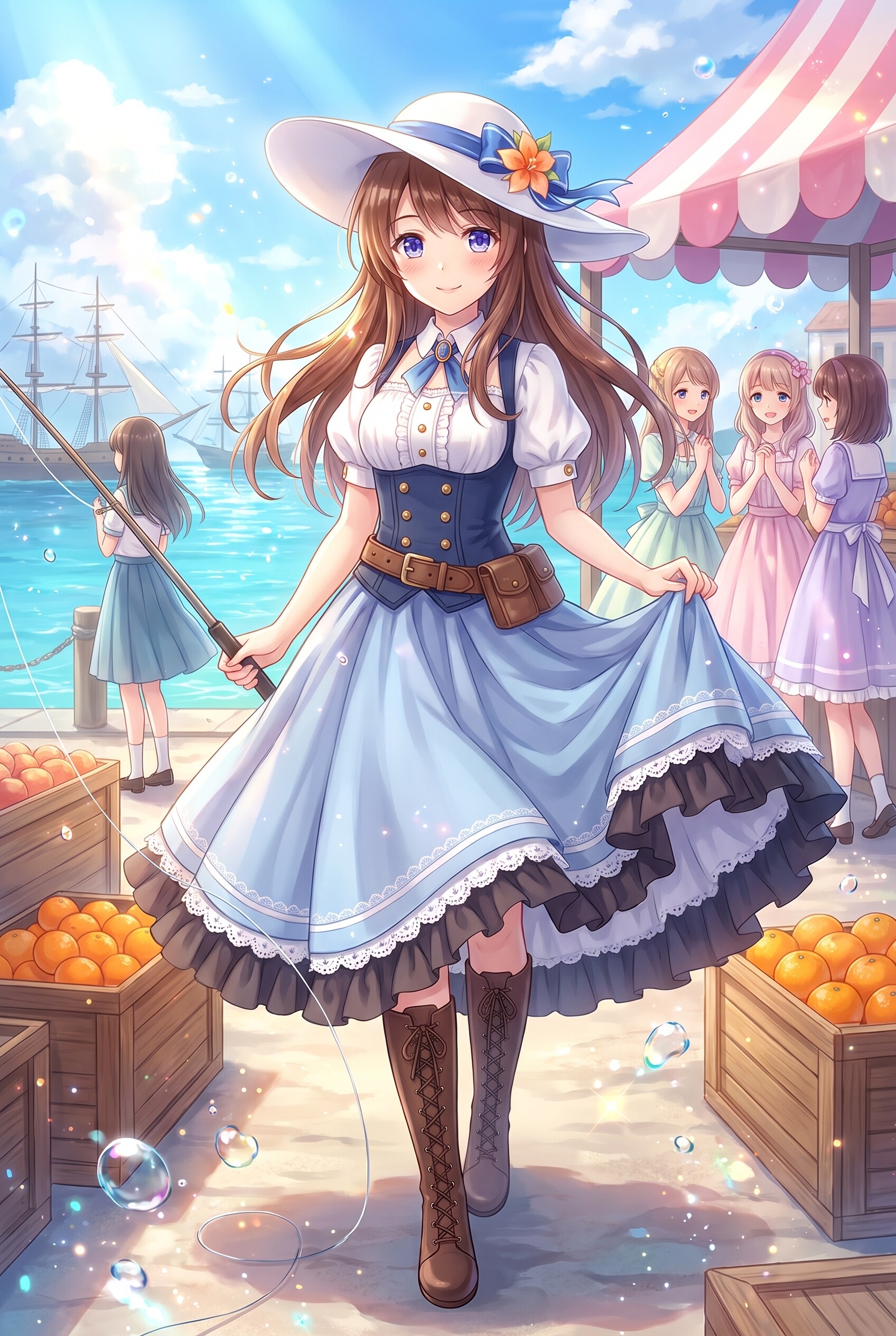 碧海果実市の風 | の人気AIイラスト・グラビア
