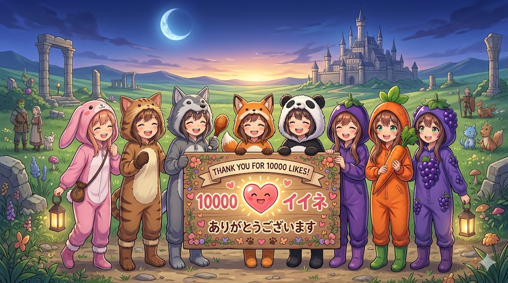 10,000いいね、ありがとうございました☺️