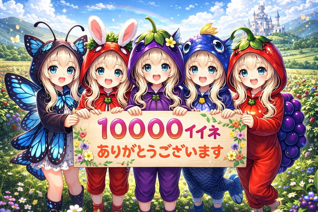 10,000いいね、ありがとうございました☺️