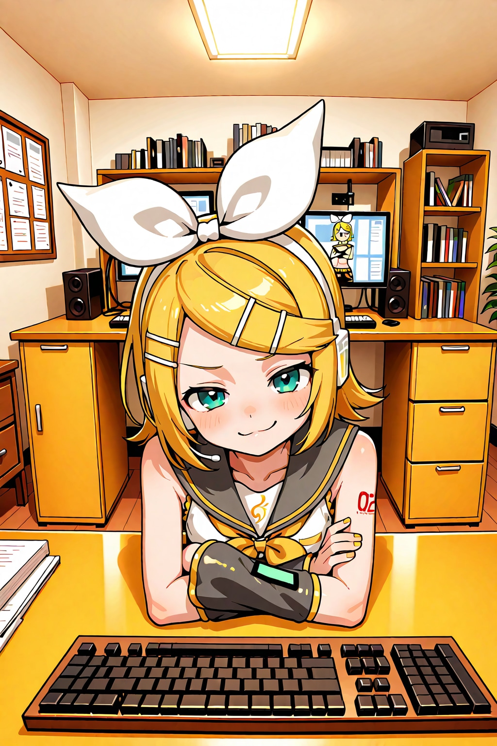 鏡音リン７１ | の人気AIイラスト・グラビア