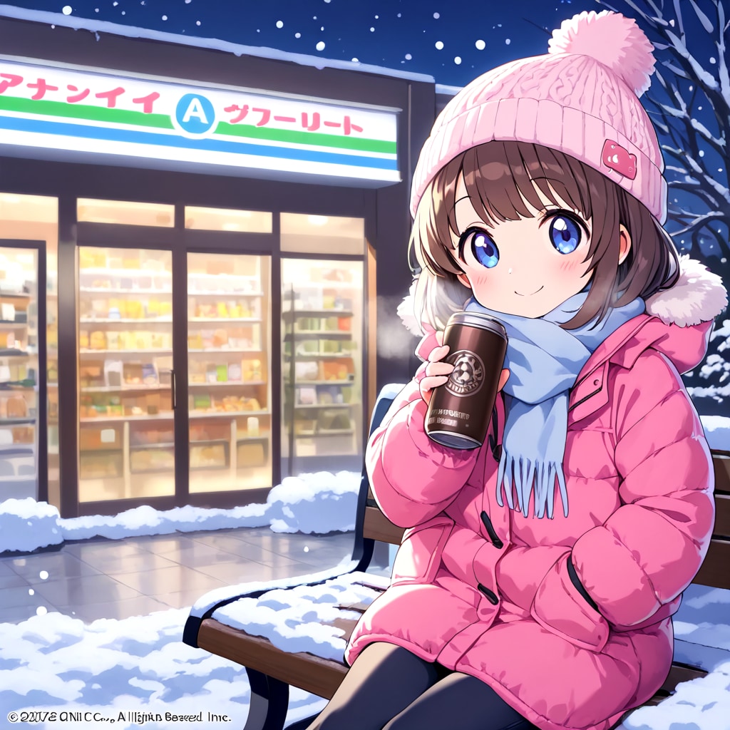 寒い日に飲む缶コーヒーはウマいです！！