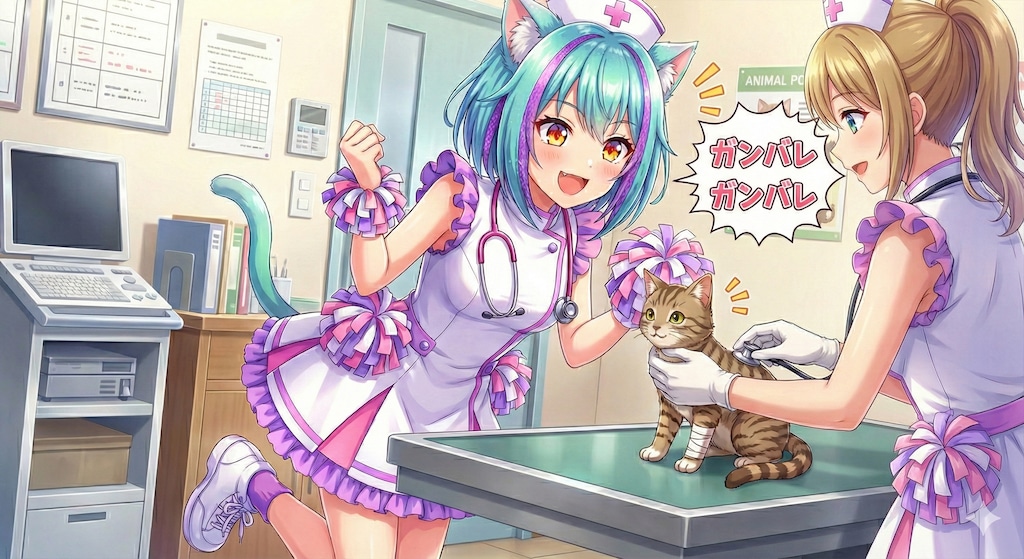 チア衣装 動物病院🐱🐶🐰