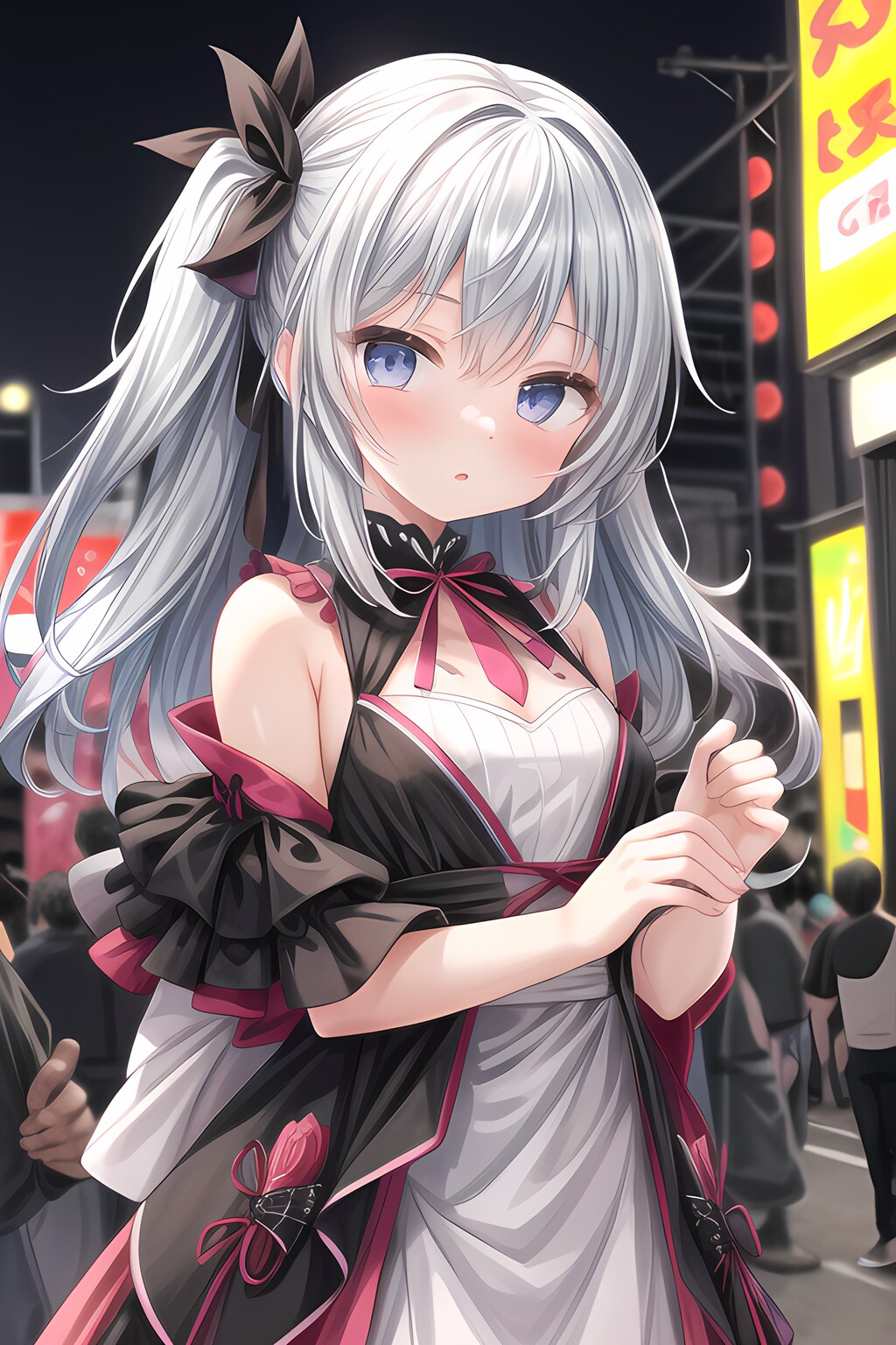 繁華街の蝶たち