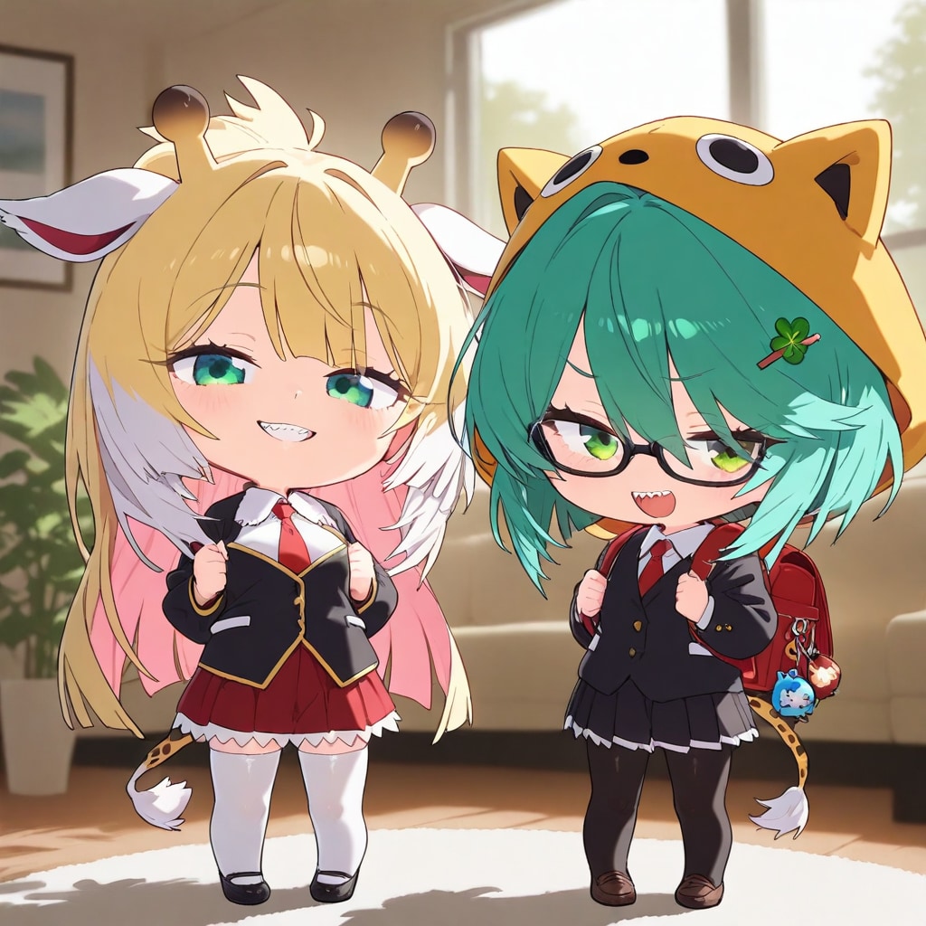 学園アニマル帽子ちび子ちゃん