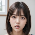 可愛いお顔に… 2枚目