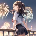 セーラー服と花火 3枚目