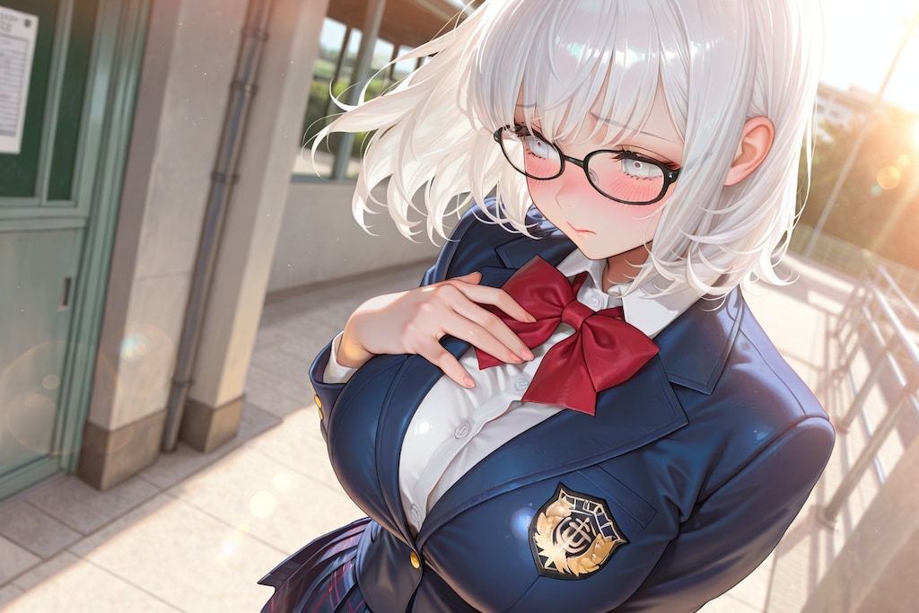 うちの子達の制服眼鏡！