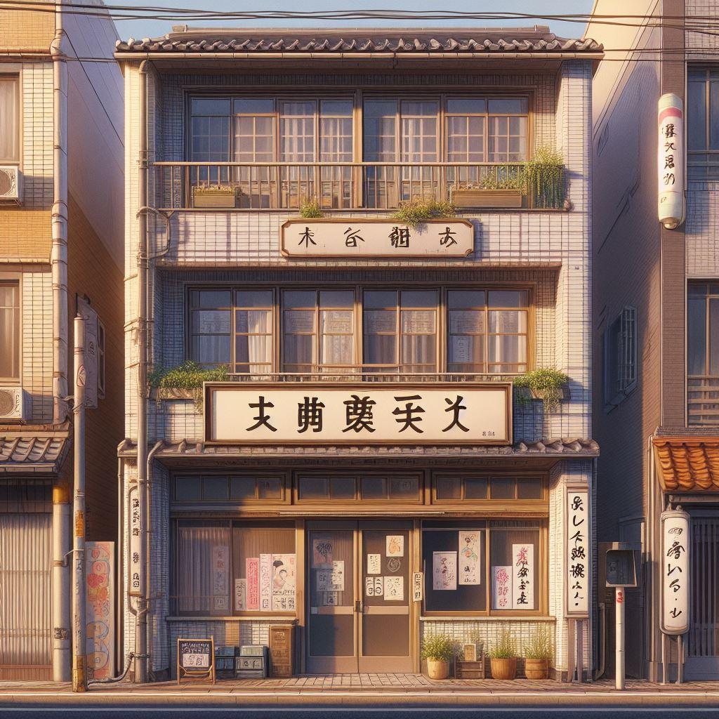 異世界日本の街並み