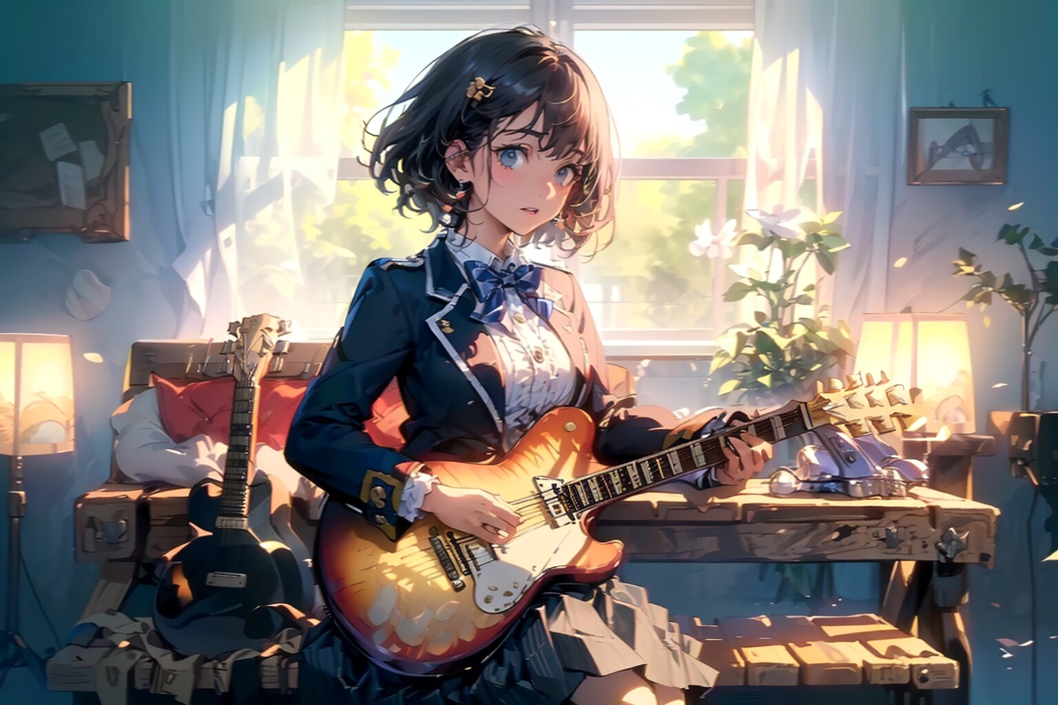 ギター | の人気AIイラスト・グラビア