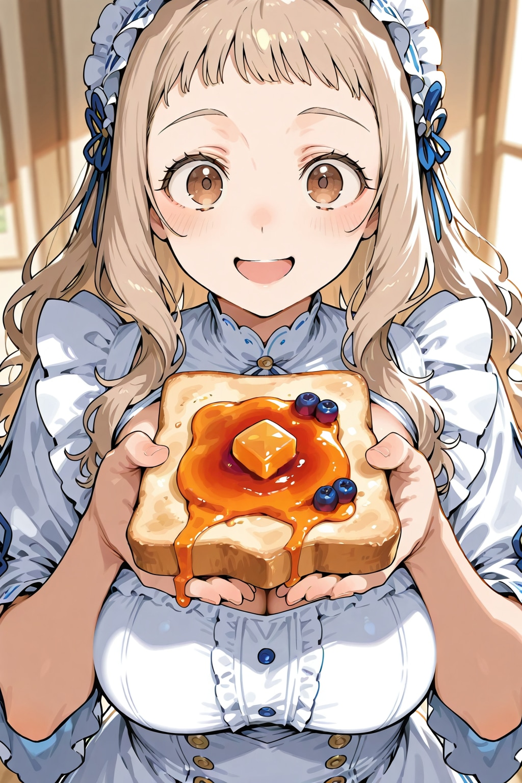 ブルーベリー・ハニートースト | の人気AIイラスト・グラビア