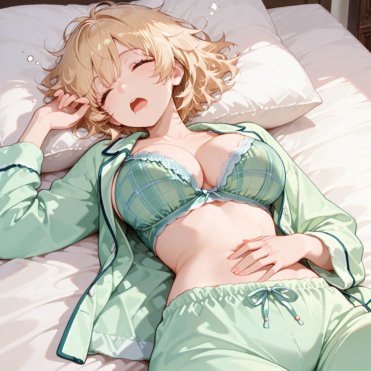 寝起き姉