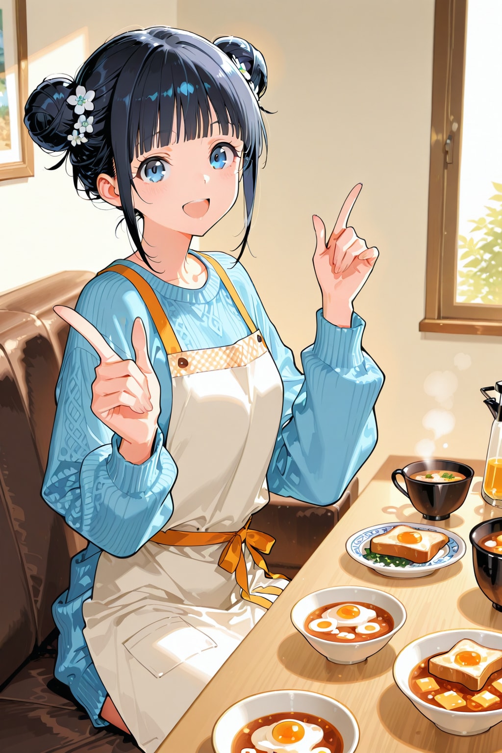 おだんごちゃん🍡✨と朝ごはん🍚✨　2/7