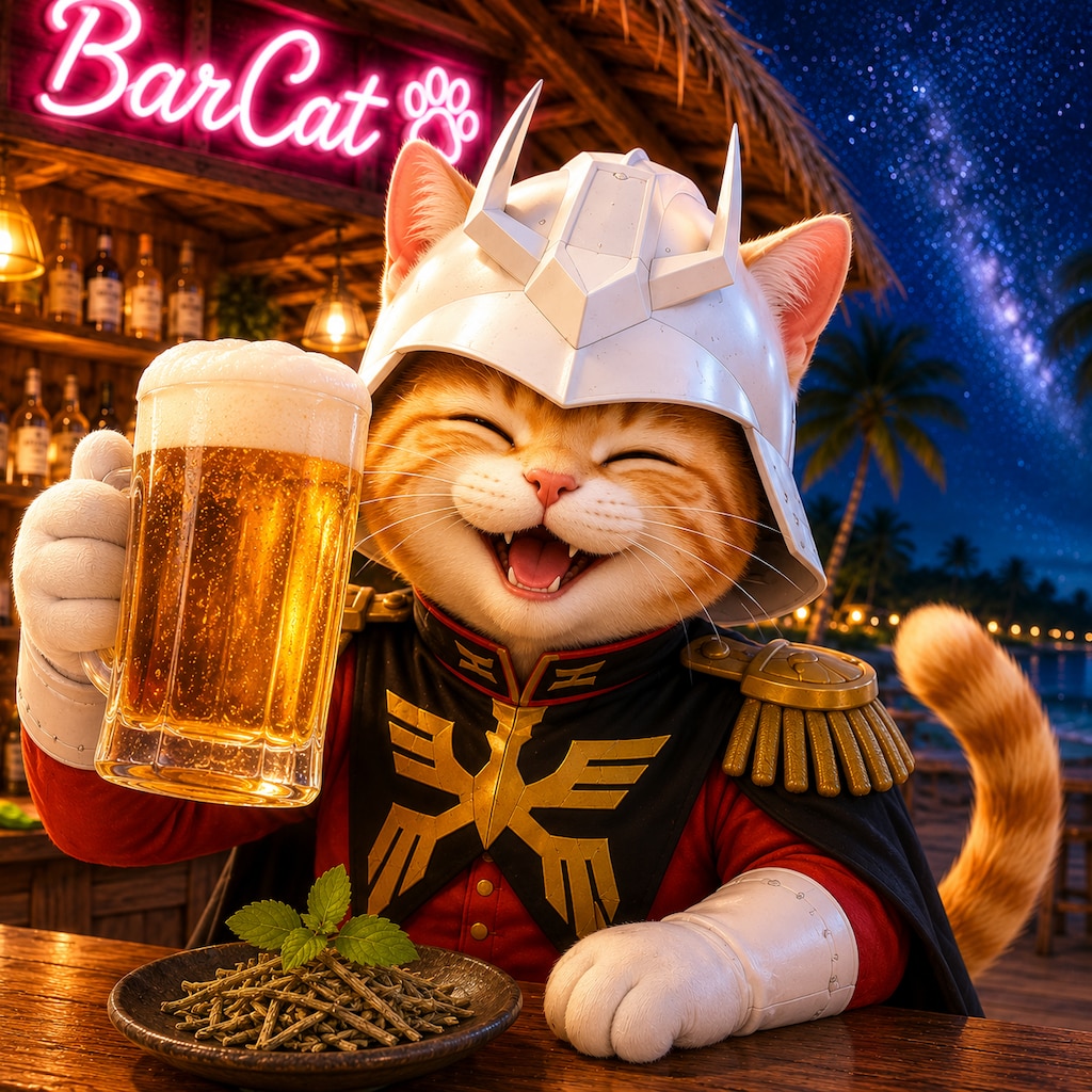 星空のBarCatで乾杯！🍻