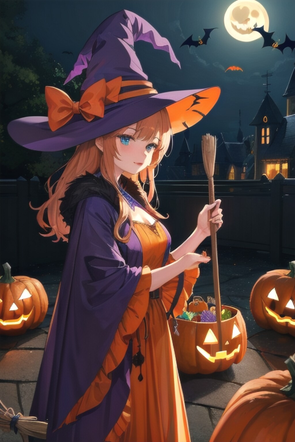 ハロウィーンの魔女
