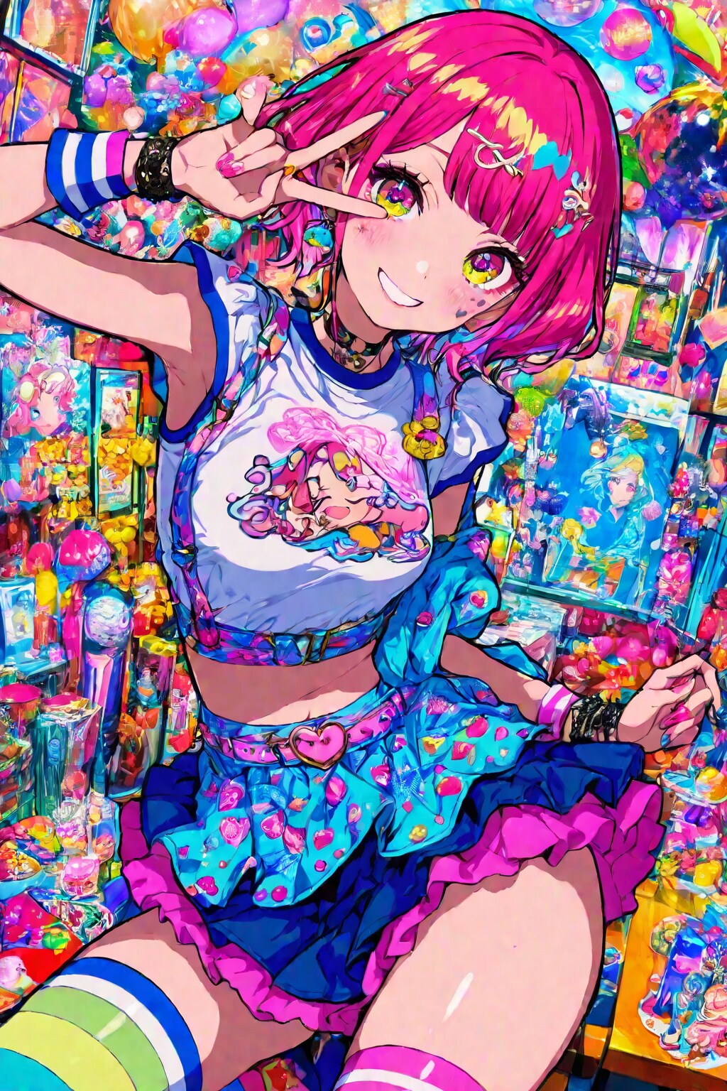 非日常系でポップアートな、お姉やん2 | の人気AIイラスト・グラビア