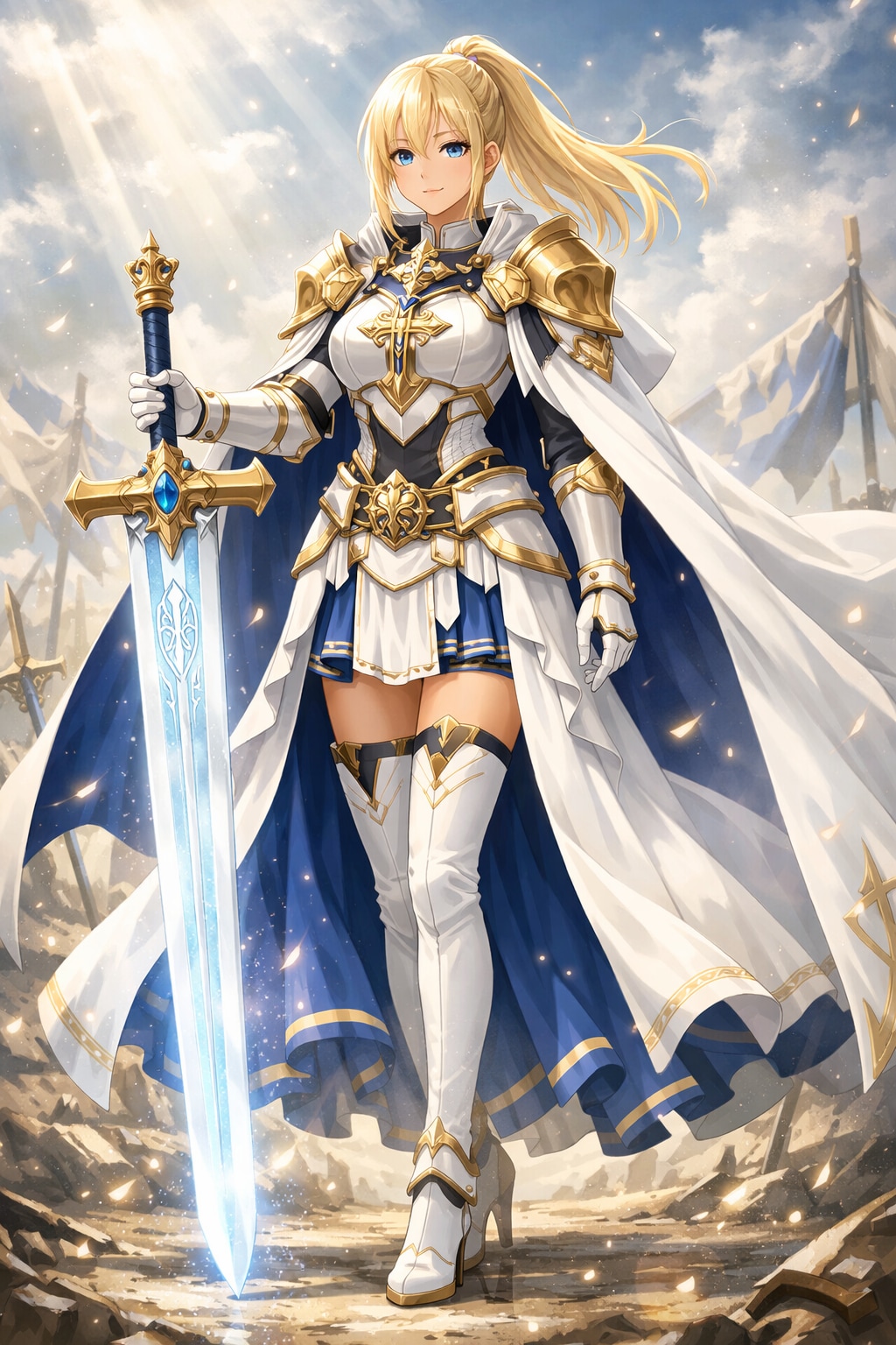 聖騎士 ビジュアル･衣装一新＋近衛騎士団最高司令官