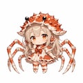 相談役室カニ料理係 タカアシガニ娘 カーニャ 2枚目