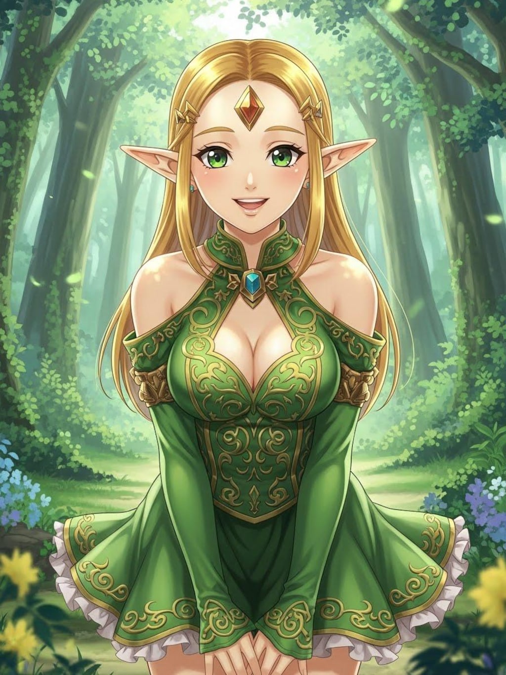 エルフちゃん　ImageFX　(４枚)