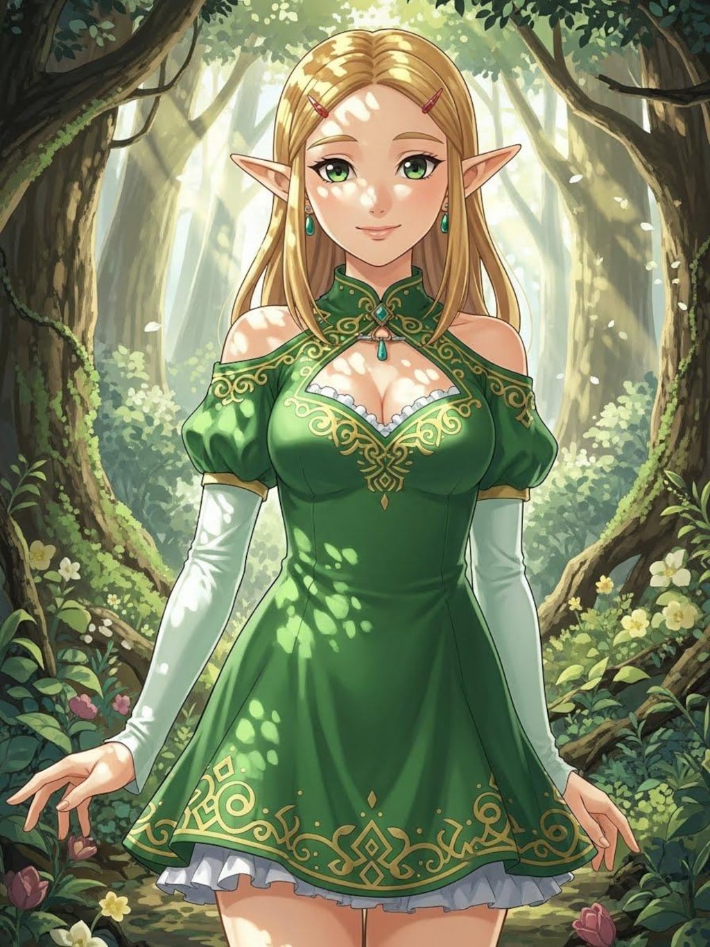 エルフちゃん　ImageFX　(４枚)