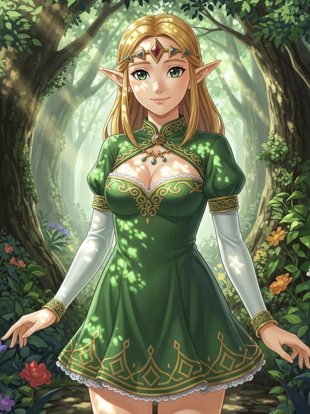 エルフちゃん　ImageFX　(４枚)