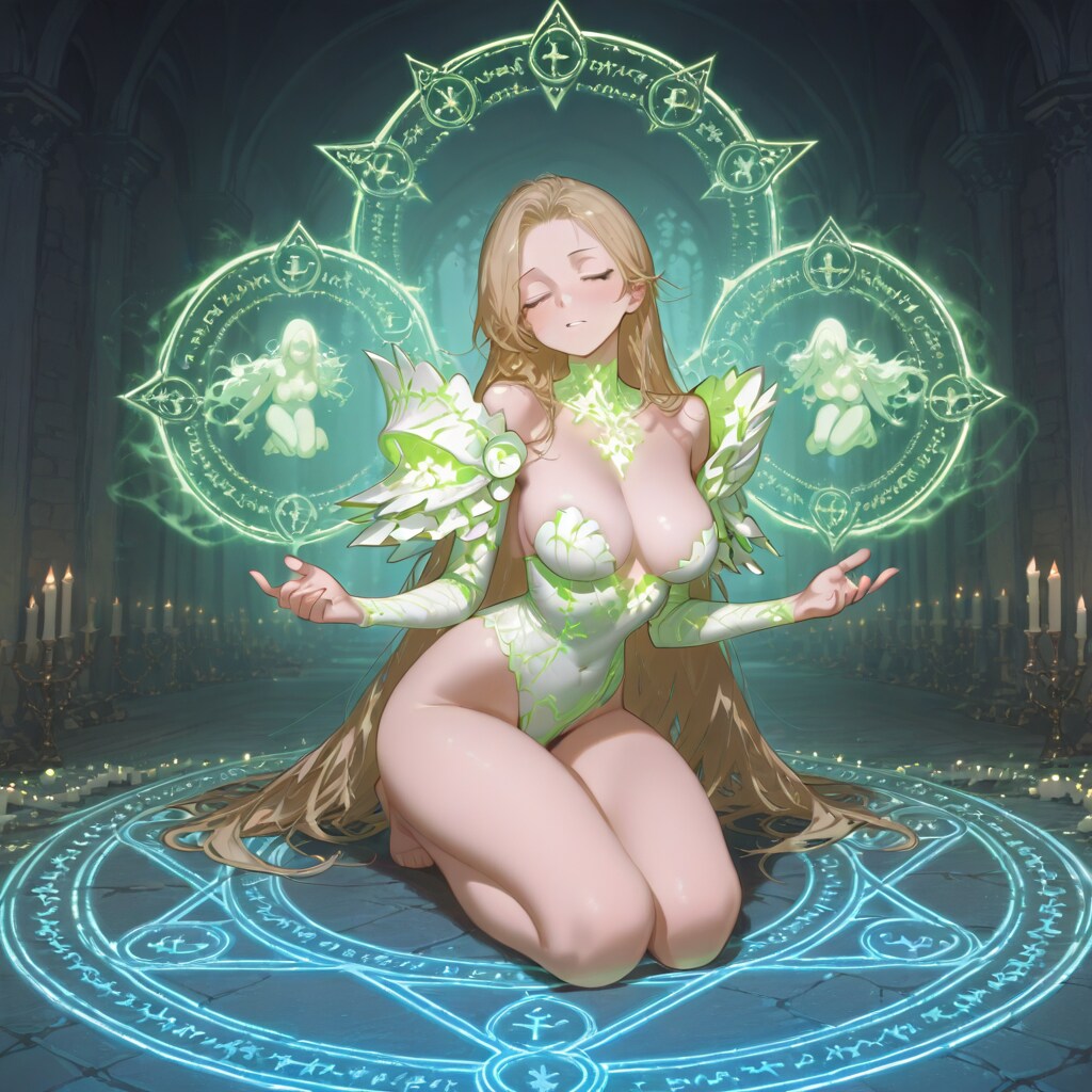 森の妖精は儀式の最中