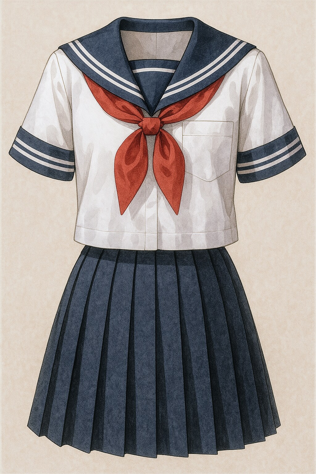 制服の王道✨セーラー服 | の人気AIイラスト・グラビア