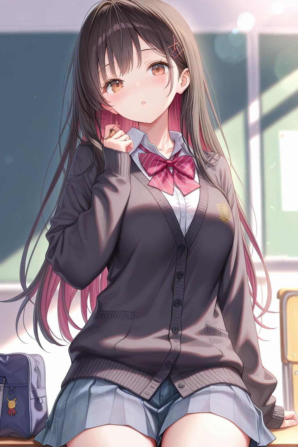 秋のJK(カーディガン三色)