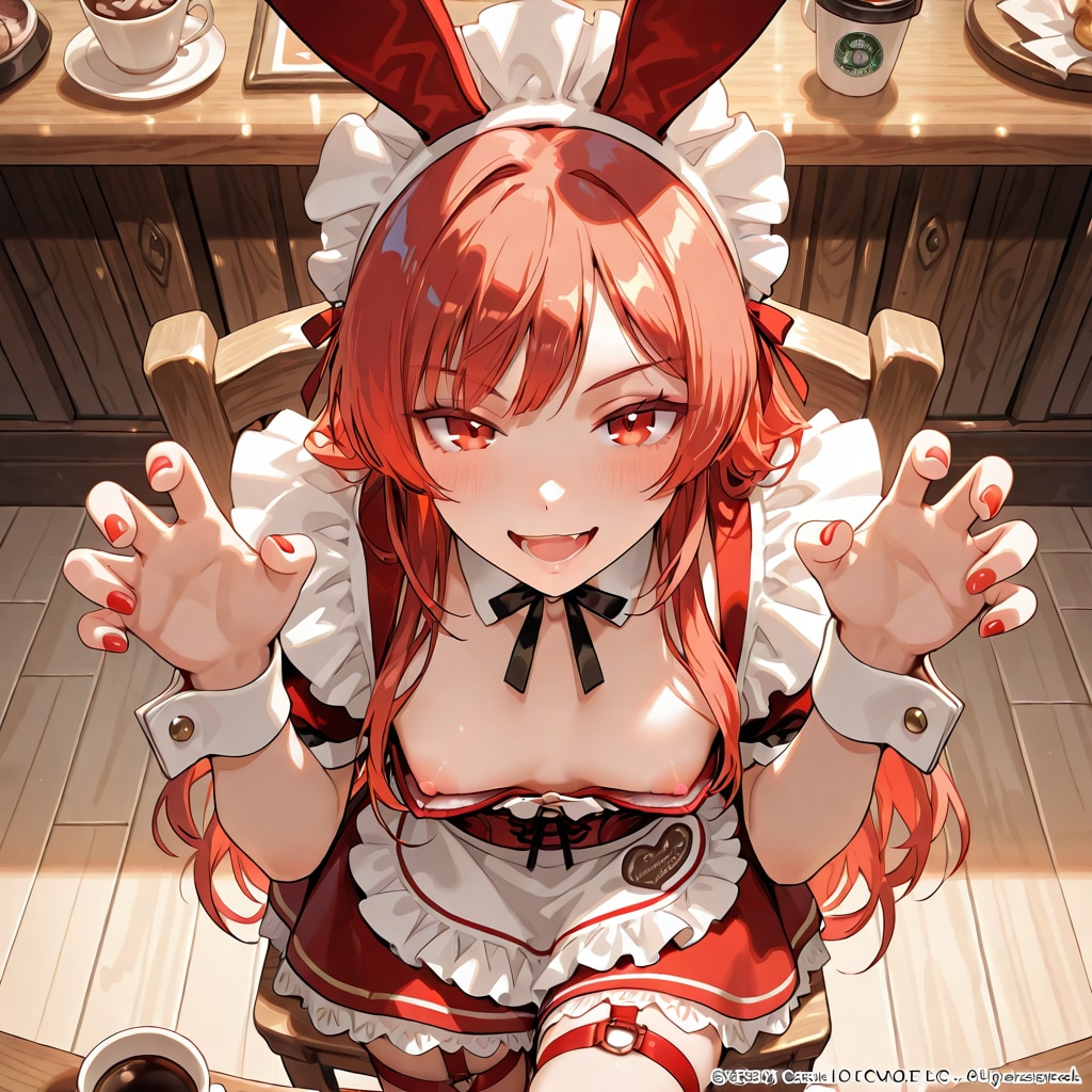 見えちゃってる。