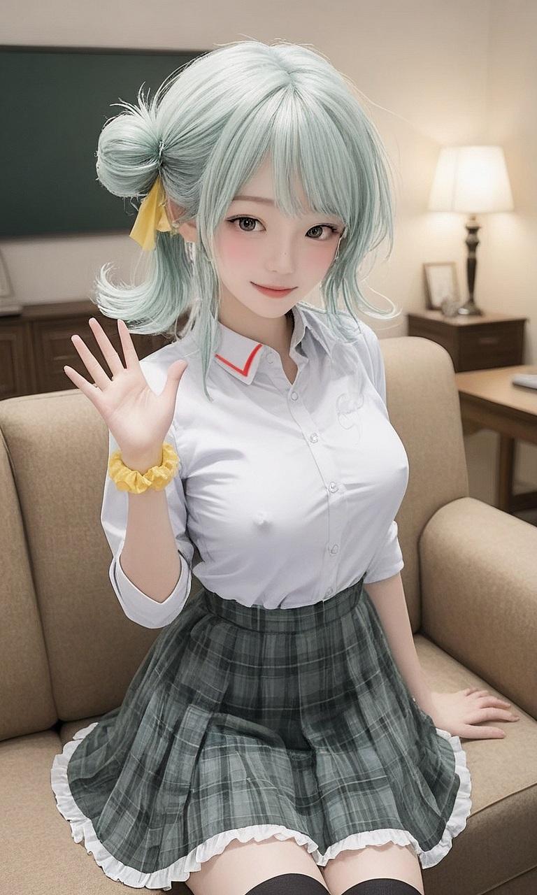 小柳香穂(わたなれ)風な女性①