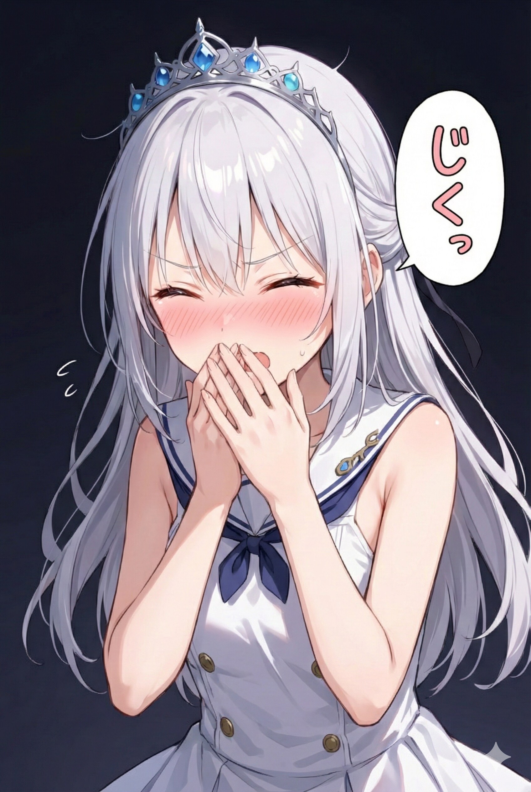 ② 可愛い顔で「じくっ」っていう独特な「くしゃみ随伴音（ずいはんおん）」
