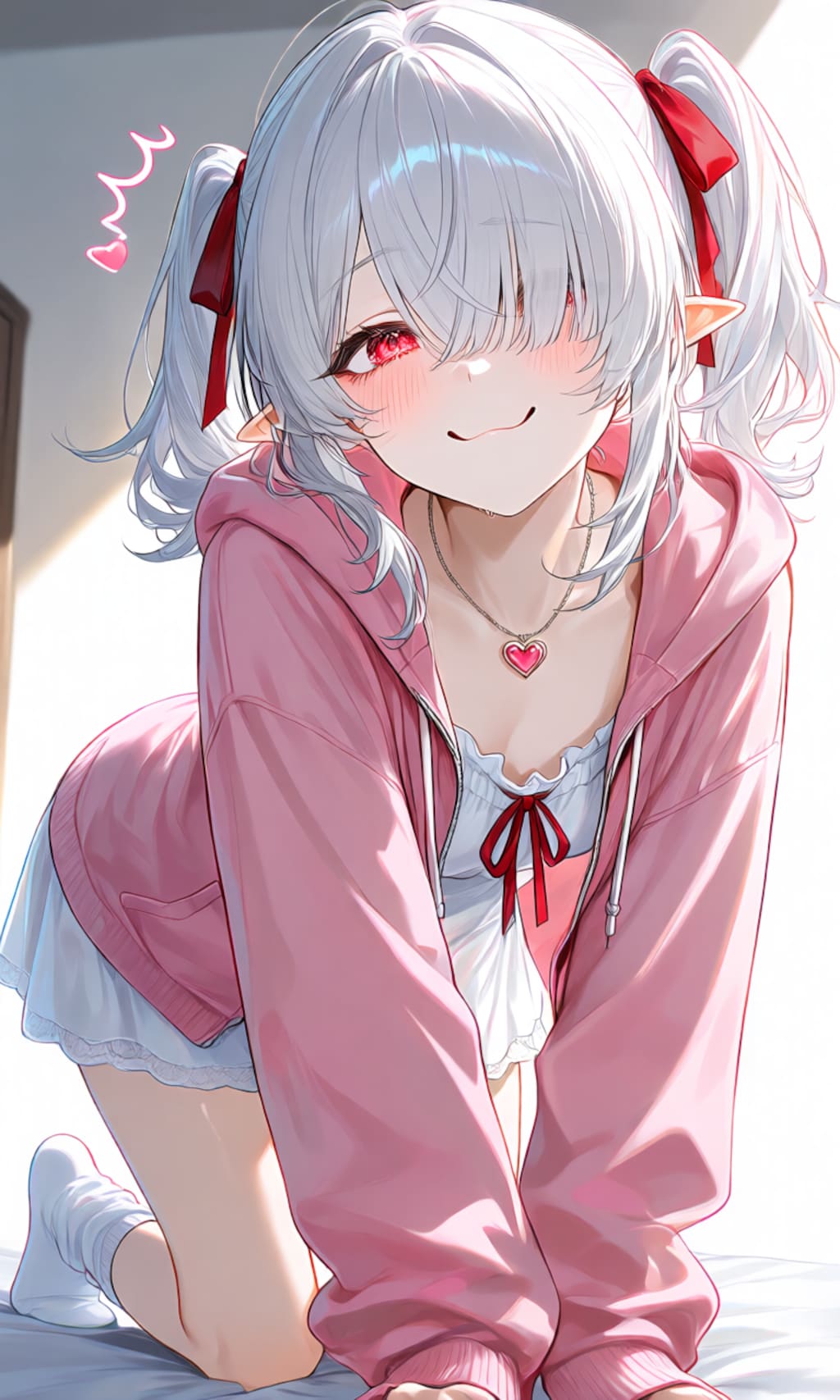 14、朝起こしに来たシロネさん