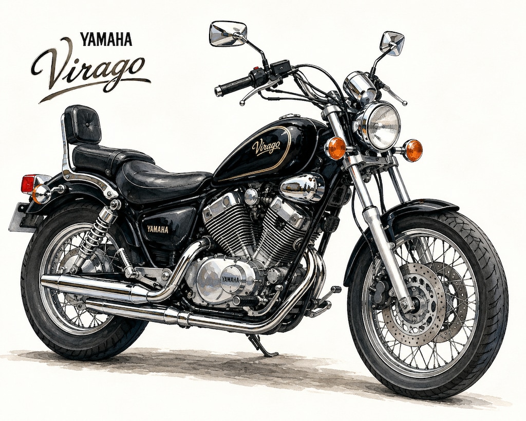 YAMAHA Viragoと、くれら氏と山葉さん