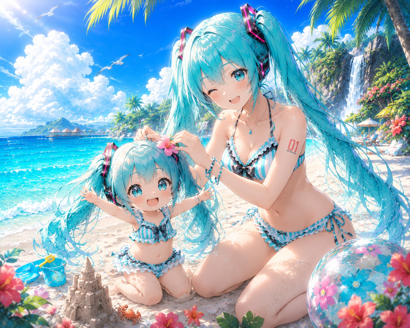 四季を感じて　夏の姉妹