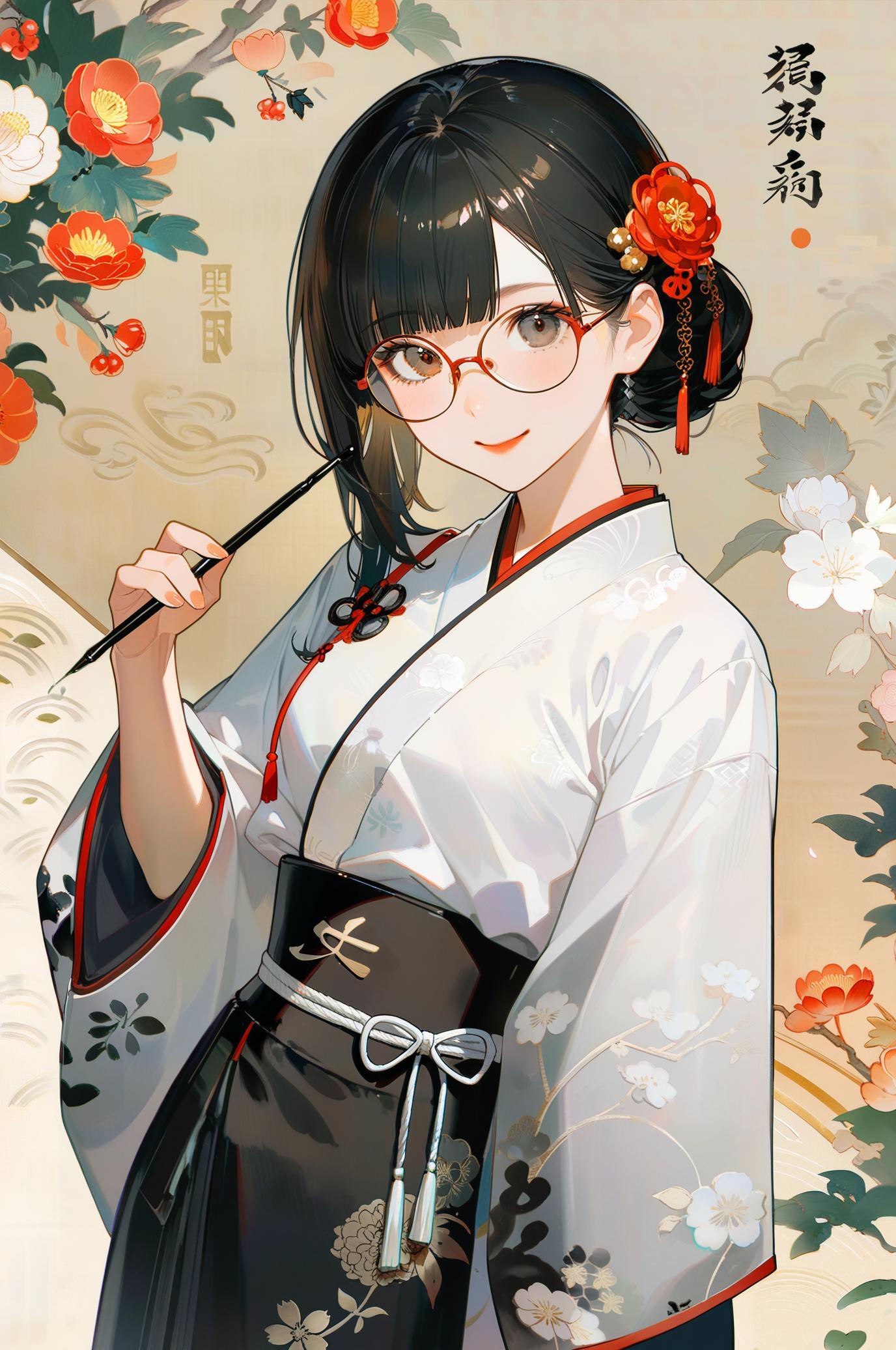 書道部 | の人気AIイラスト・グラビア