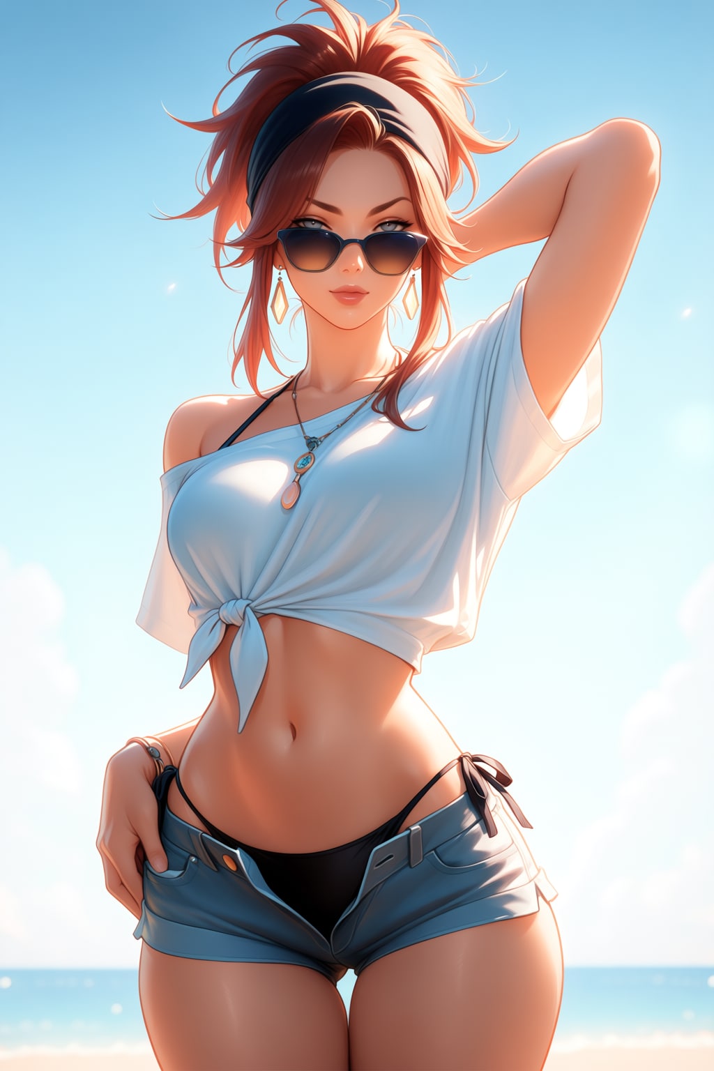 夏のビーチ