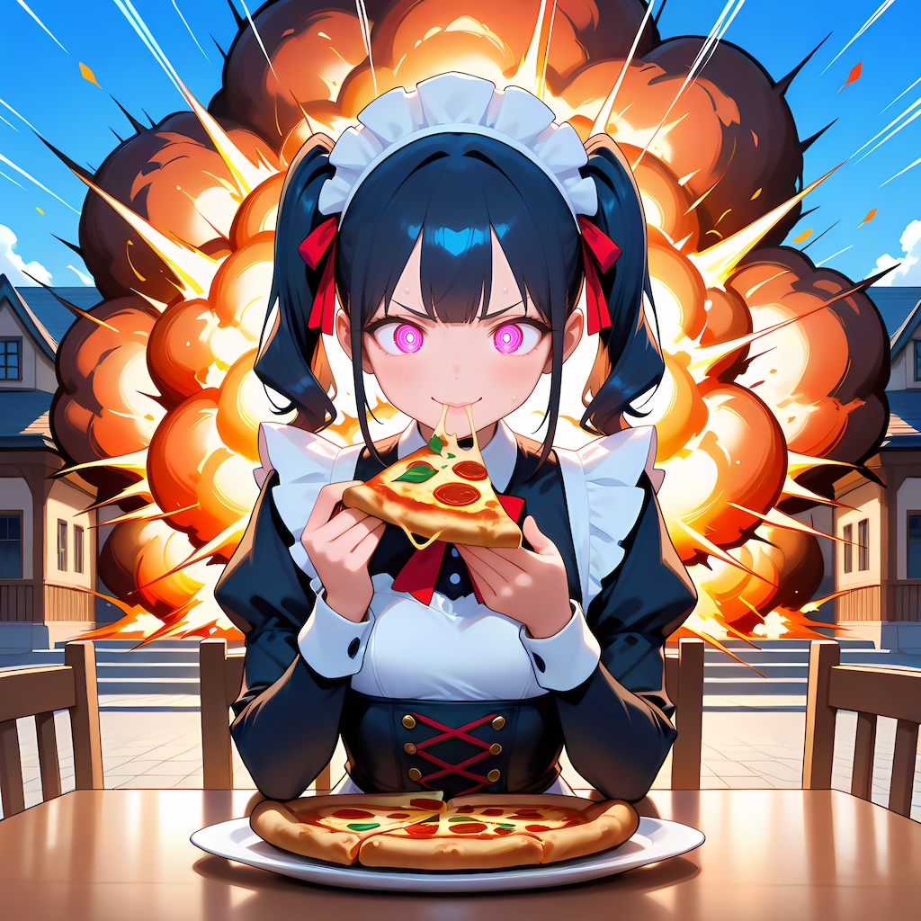 ご主人様…おピッツァ頂きます…えぇっ⁉️