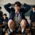 【衝撃】屈辱の舞台は教室の机：多数男子の前で「晒し上げ」られた女子生徒の悲劇 7枚目
