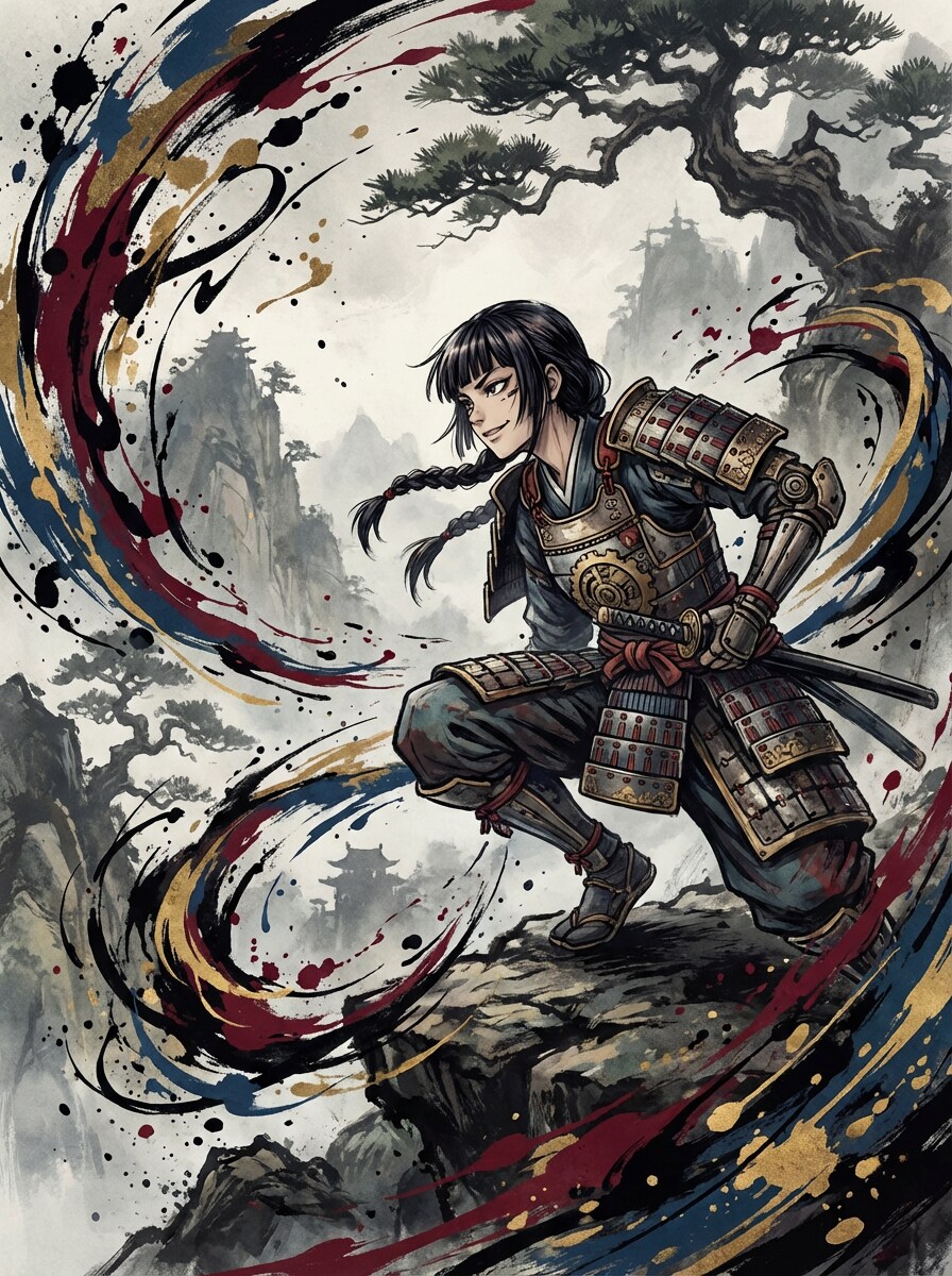 侍ガール Vol.02 | の人気AIイラスト・グラビア