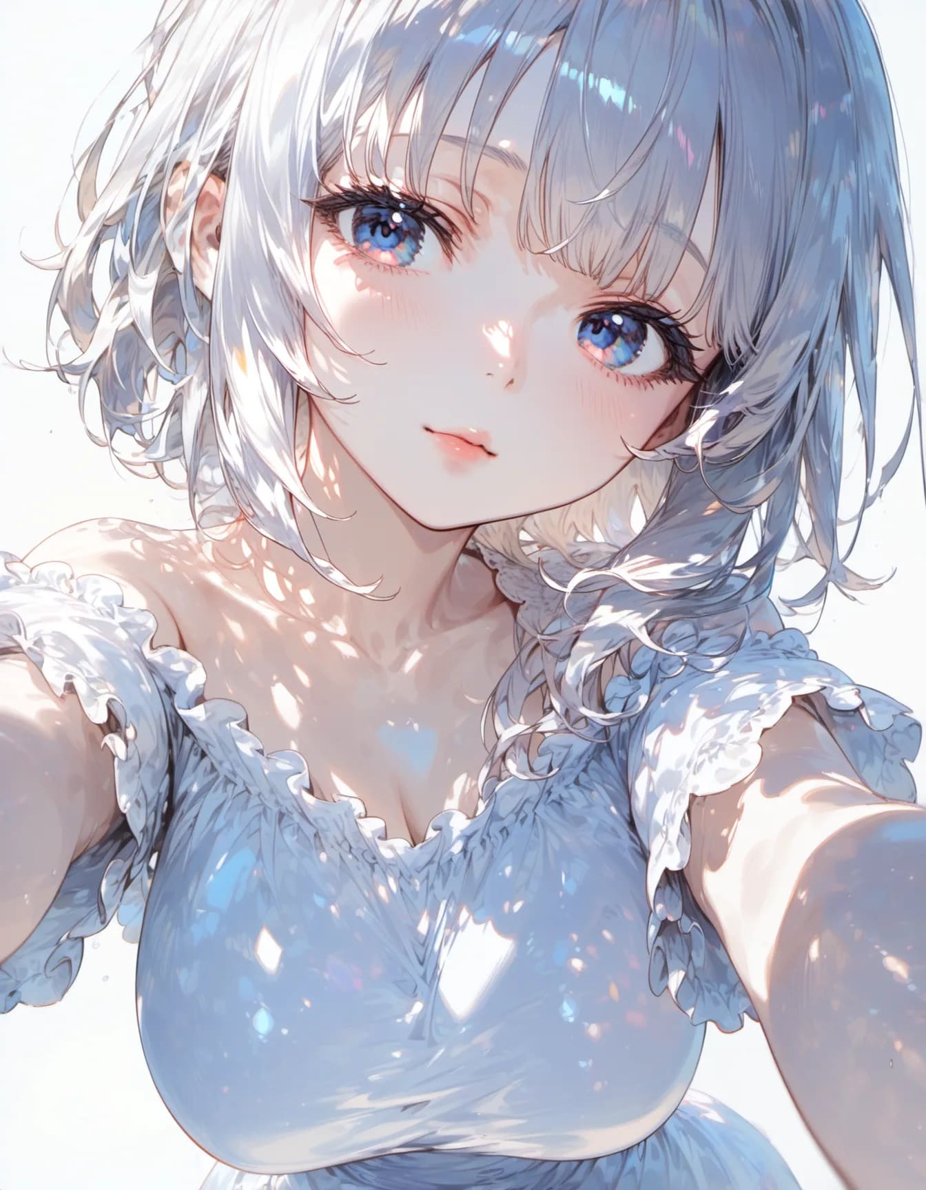 Crystal Blue Portrait