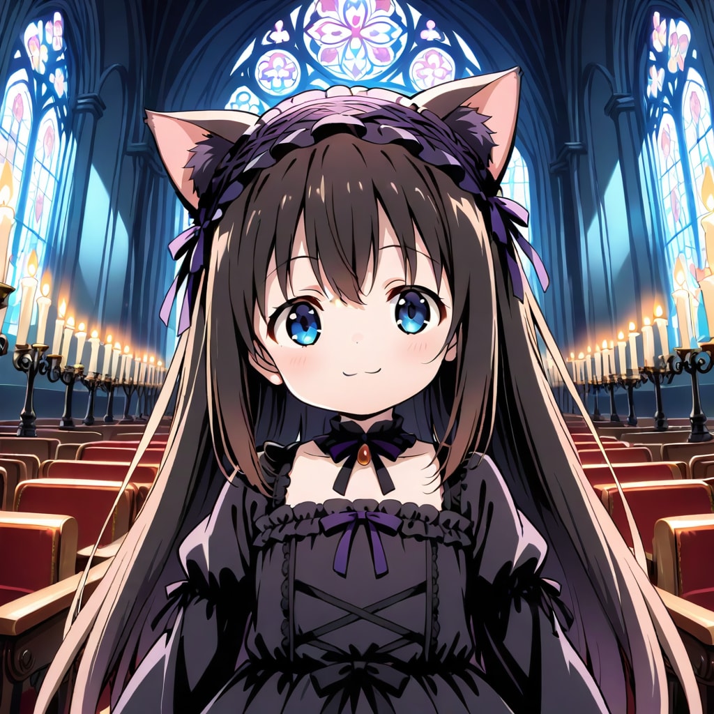 ゴシックな小さな女の子