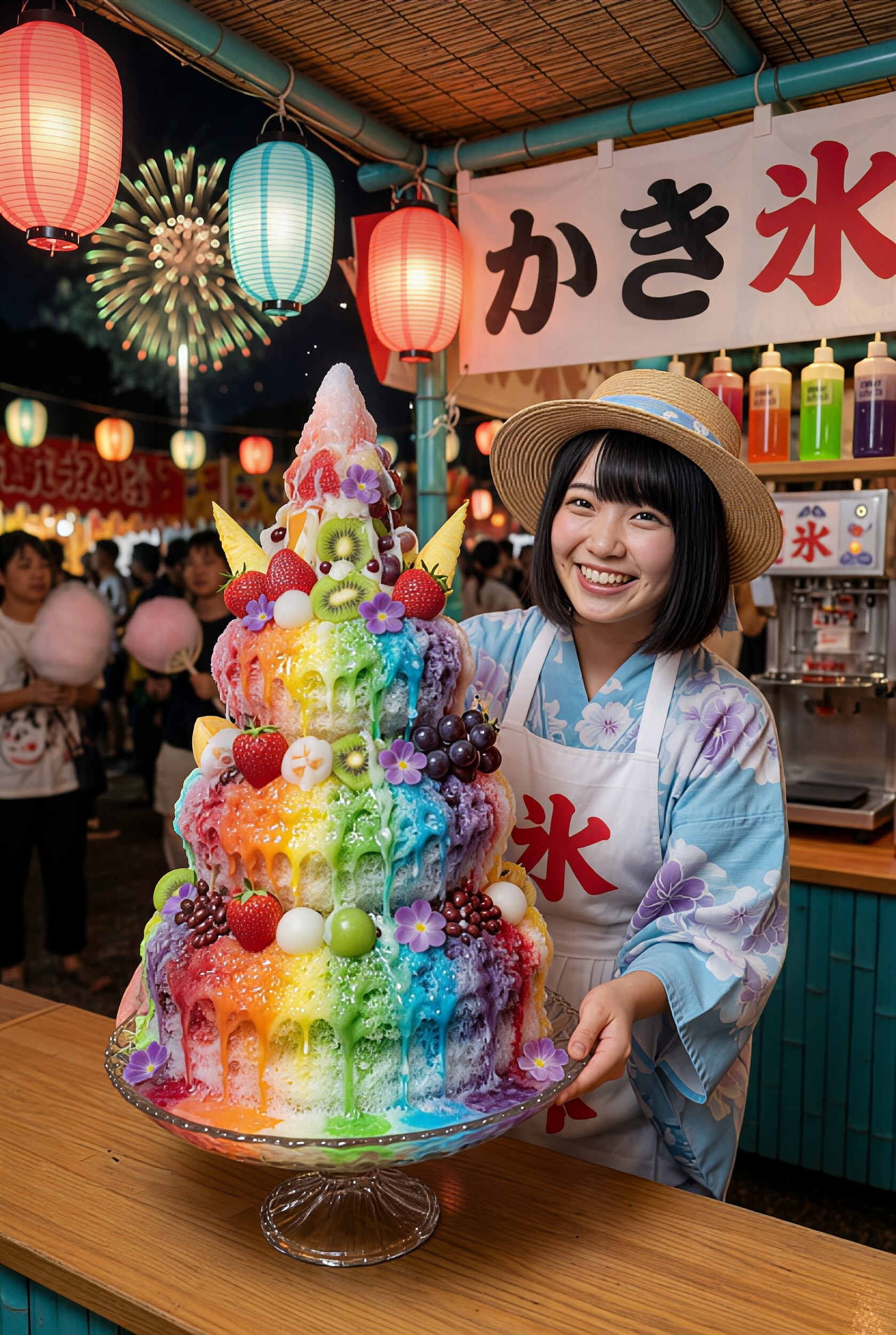 特製かき氷をどうぞ
