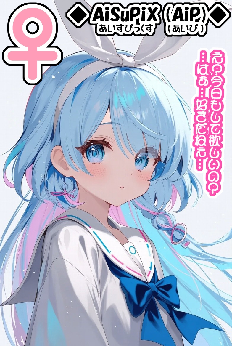 💙清楚系のロリ青髪ちゃん💙 | の人気AIイラスト・グラビア