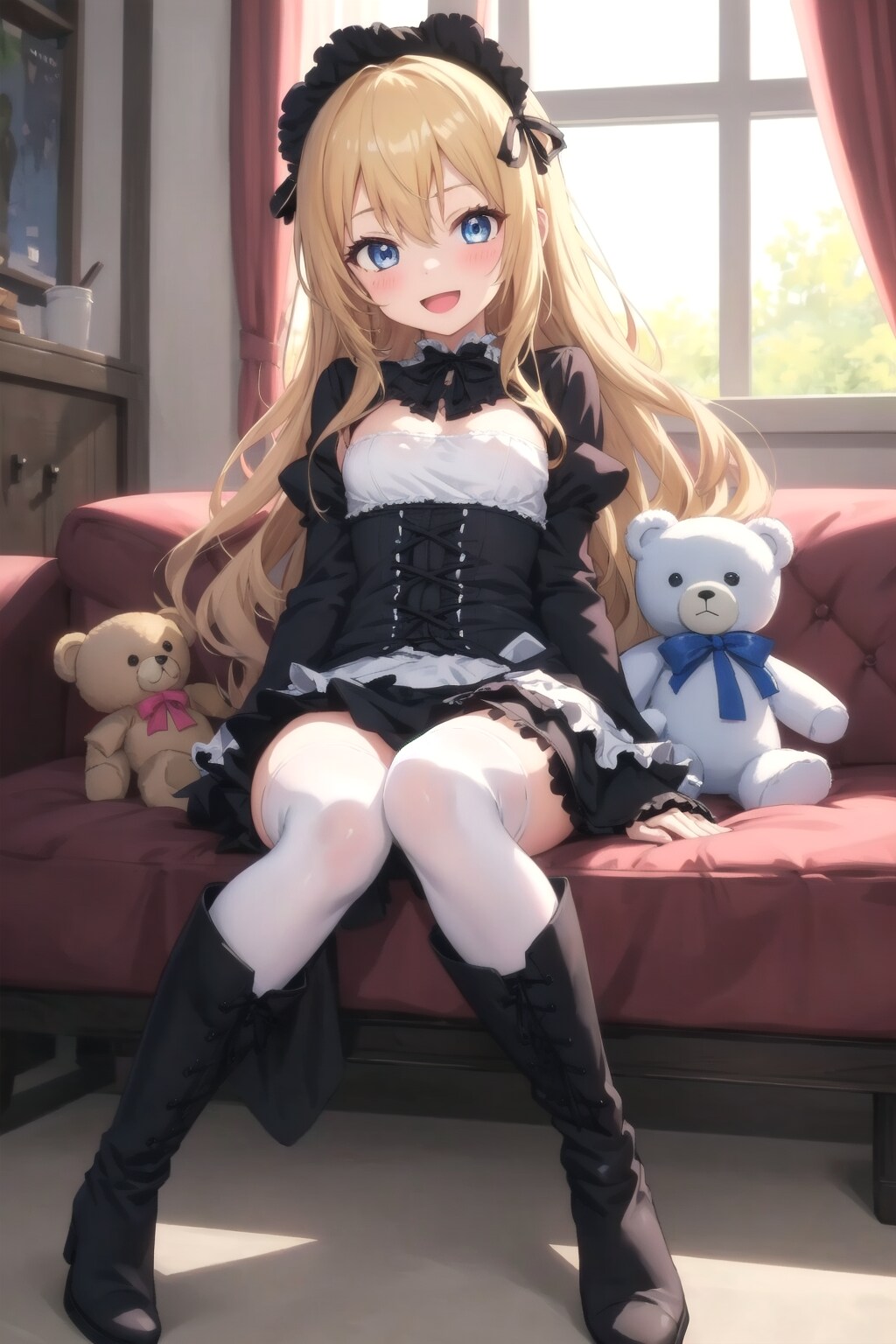 ゴスロリ系な金髪ちゃん | の人気AIイラスト・グラビア