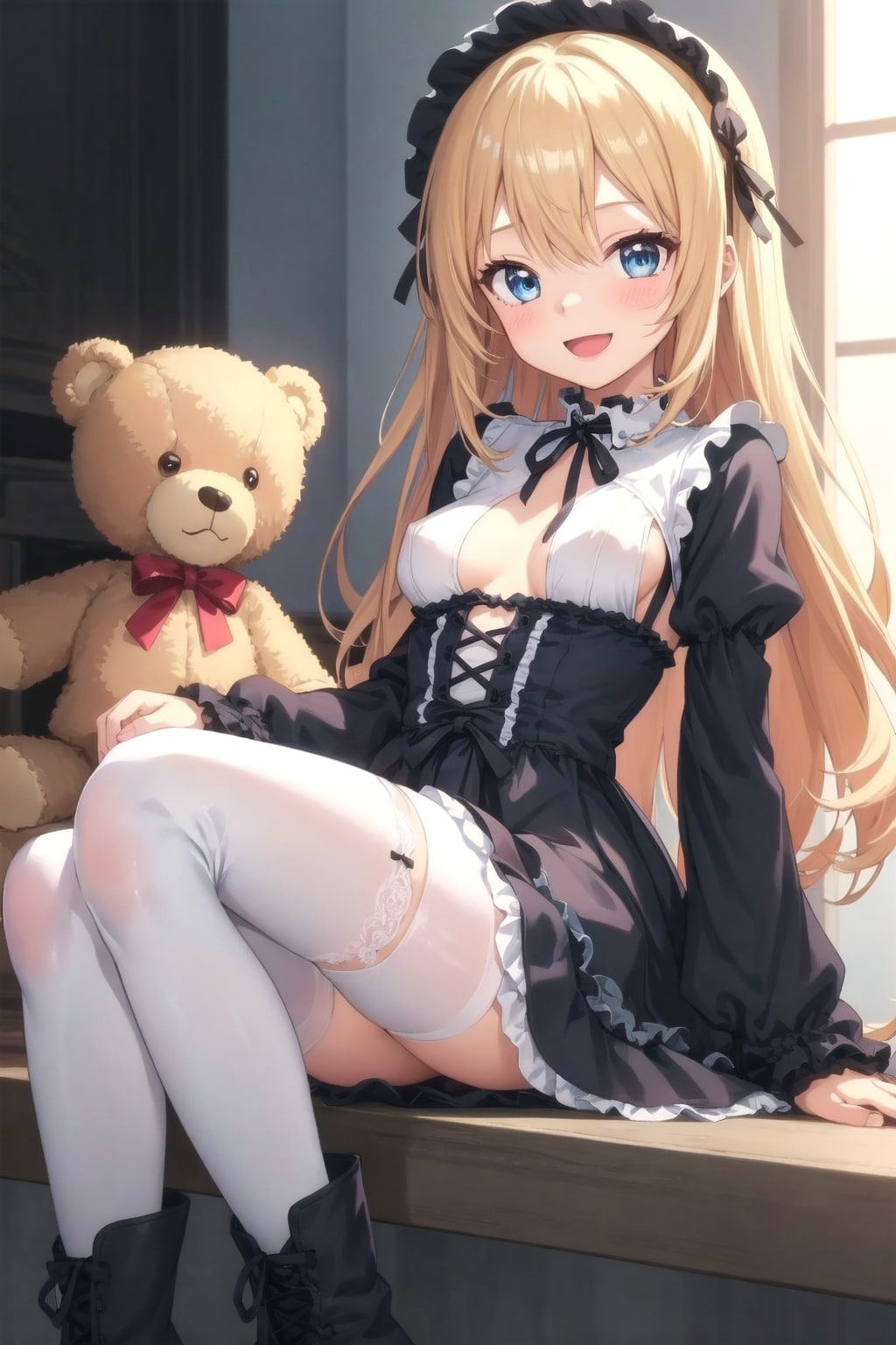 ゴスロリ系な金髪ちゃん