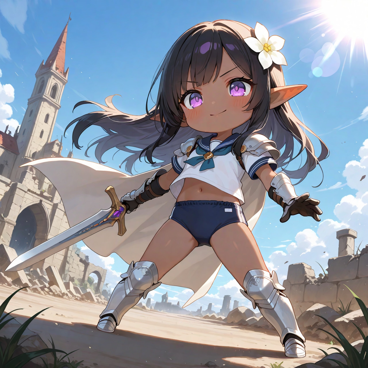 ちびダークエルフさん | の人気AIイラスト・グラビア