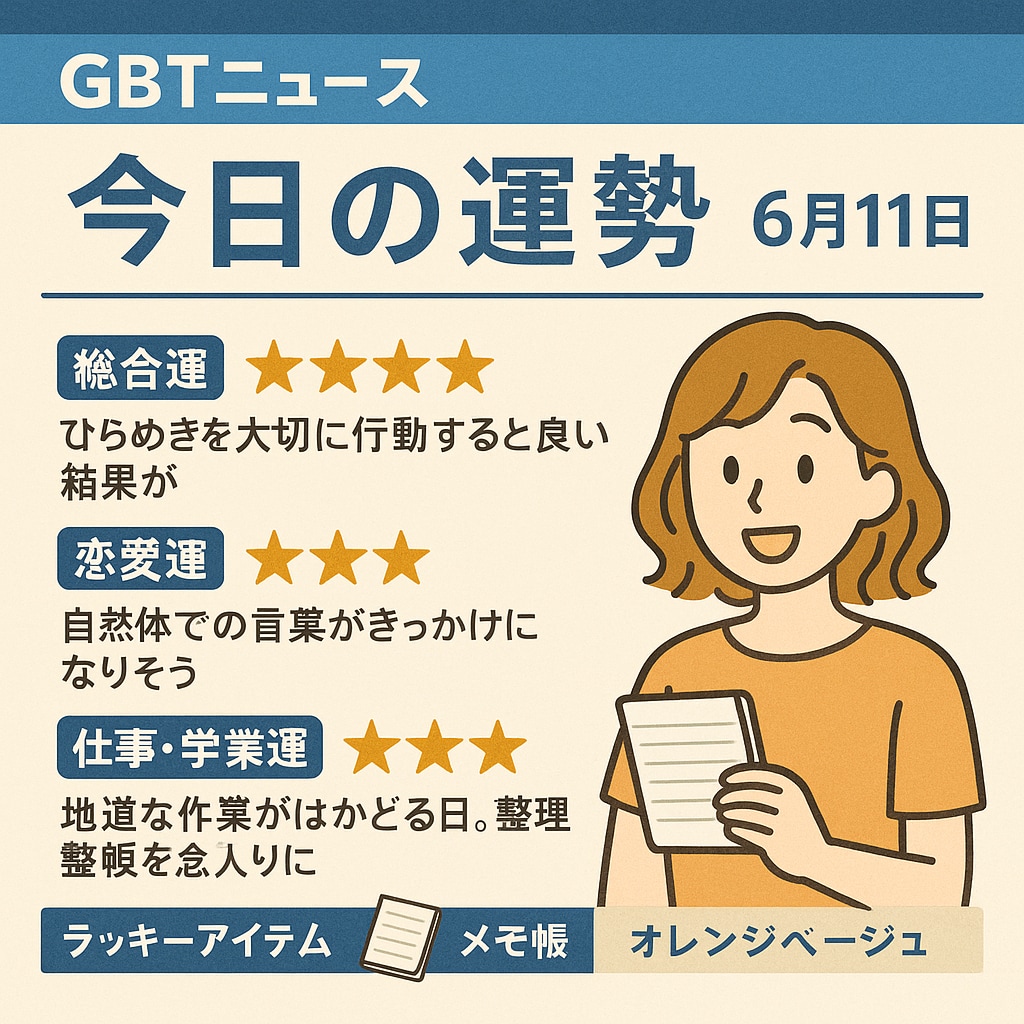 今日の運勢 2025/6/12